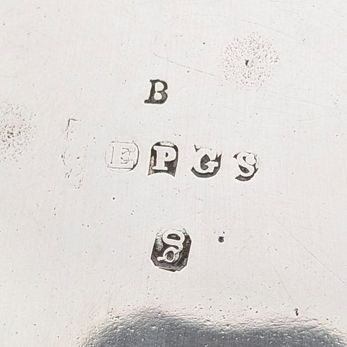 19世紀後半 英国アンティーク シルバープレート製 メロン型ティーポット